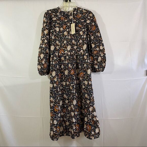 Universal Thread Women’s Long Sleeve Midi Dress - Picture 4 of 8